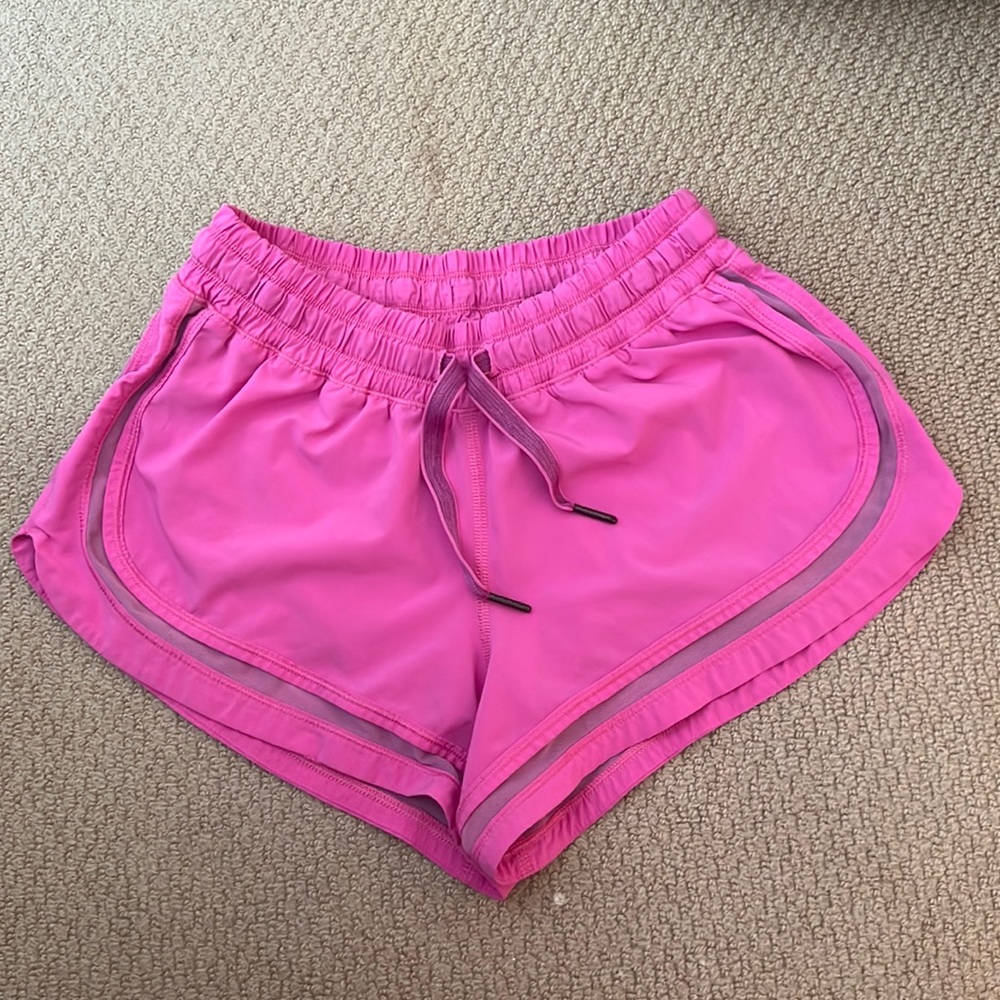 Pink LuluLemon shorts, Size 4